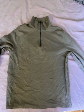 Men's tan Quarter-Zip Sweater Burberry
